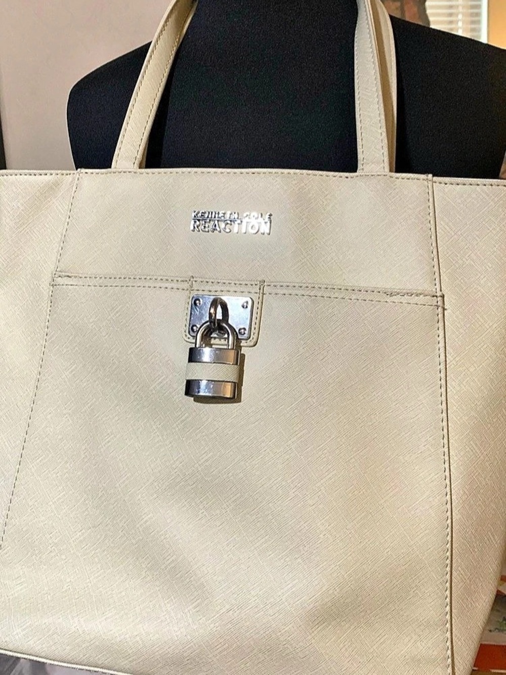 Kenneth Cole Reaction White Tote Bag